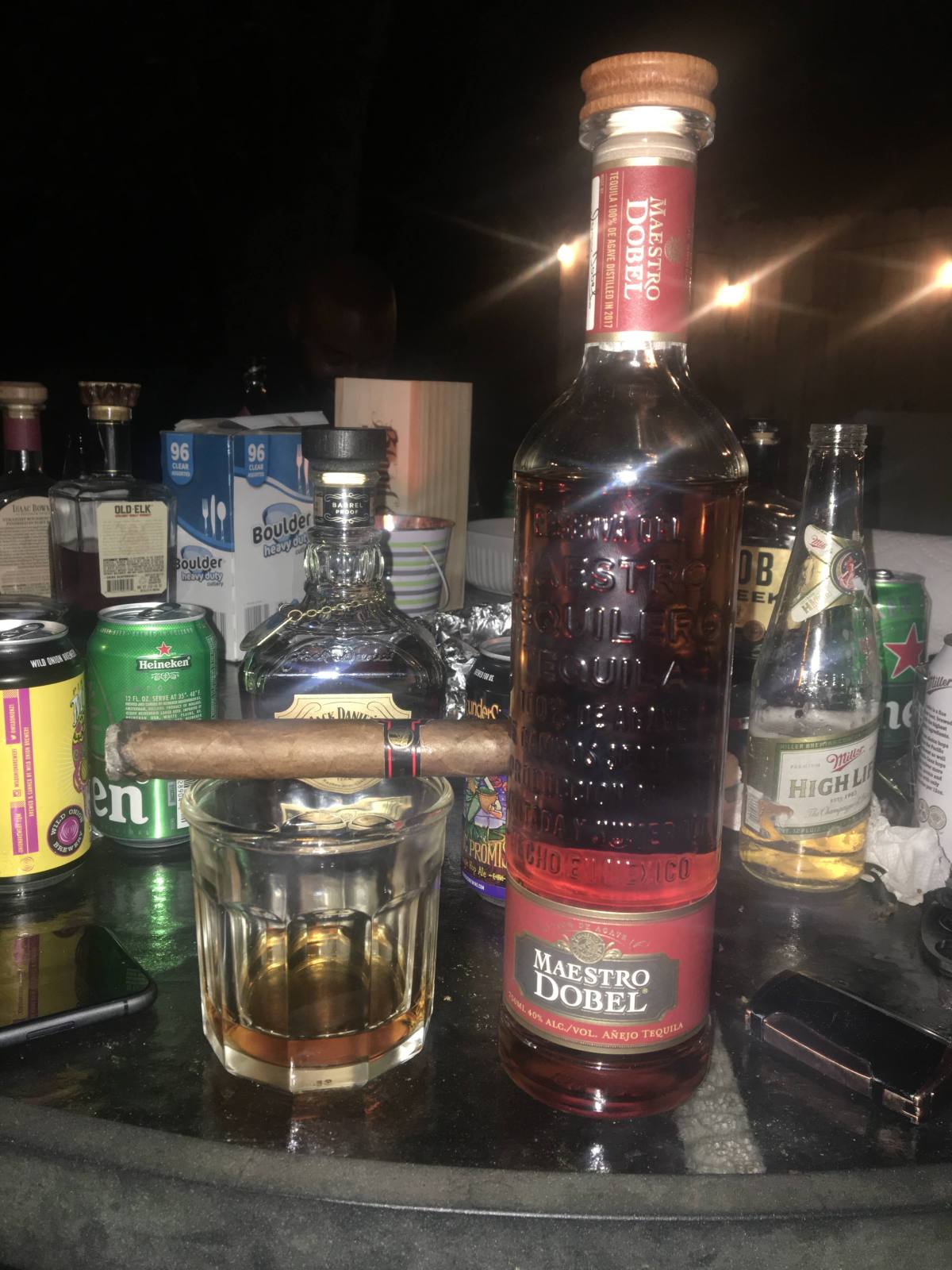 Maestro Dobel Tequila Añejo & Drew Estate Smoke Factory Cigar Pairing
